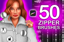 50 Procreate Zipper Brushes