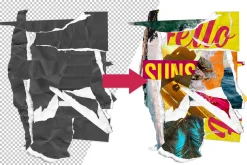 147 Ripped Paper Pieces - PNGs