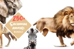 250+ Savannah Animals Photo Bundle