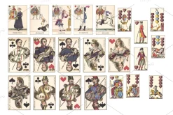 251 Set element antique Playing Card