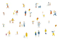 400+ Set of flat vector people