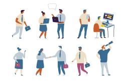 400+ Set of flat vector people