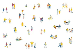 400+ Set of flat vector people