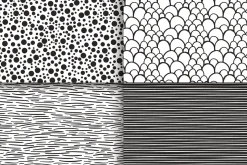 28 simple seamless patterns