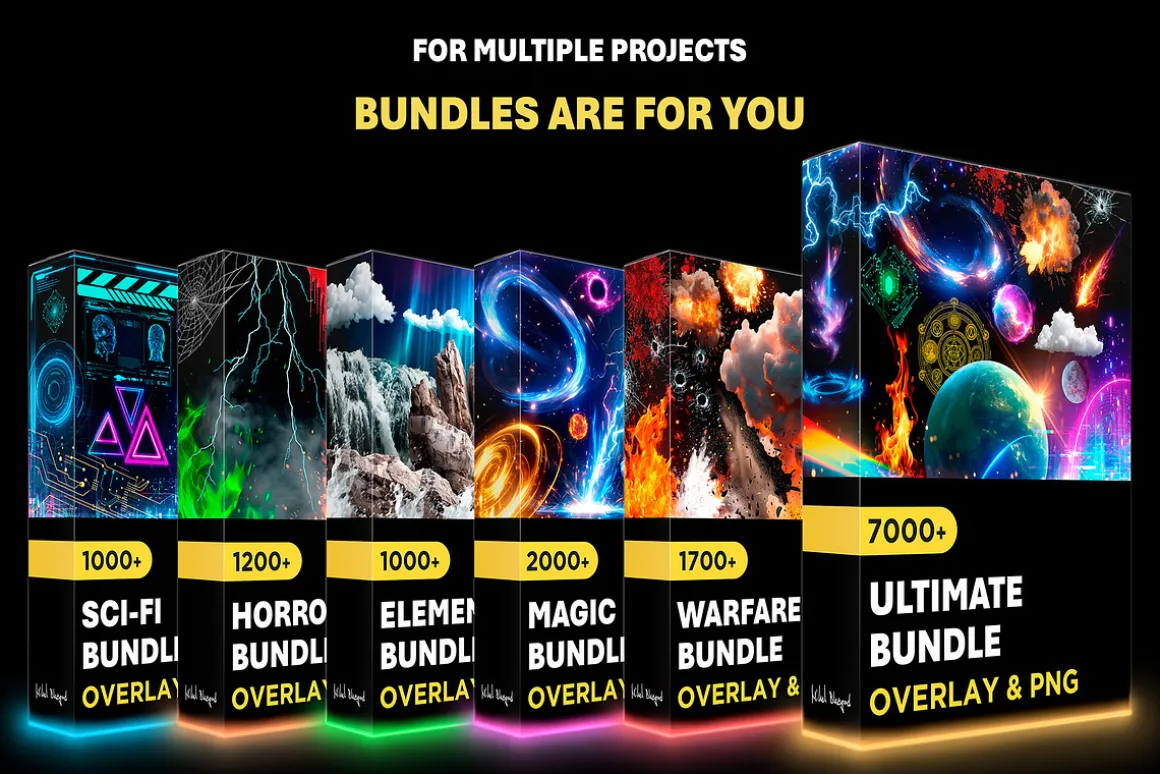 240+ Smoke Elements Overlay Effects