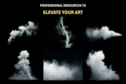 240+ Smoke Elements Overlay Effects