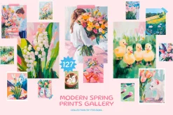 127 Spring Modern Prints Gallery