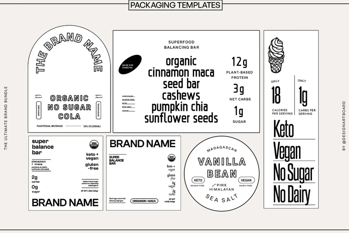 300+ Super Pack Brand Kit Vol 1-4