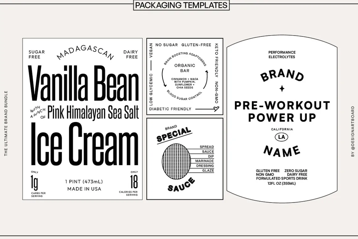 300+ Super Pack Brand Kit Vol 1-4