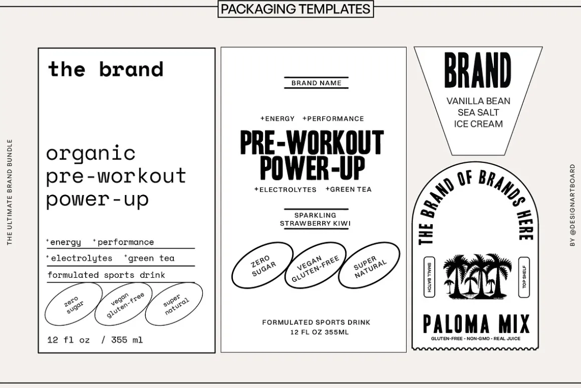 300+ Super Pack Brand Kit Vol 1-4