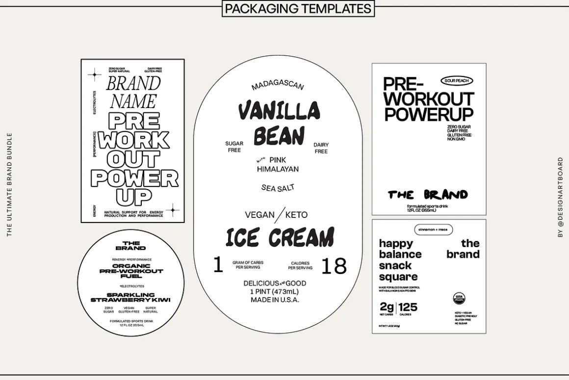300+ Super Pack Brand Kit Vol 1-4
