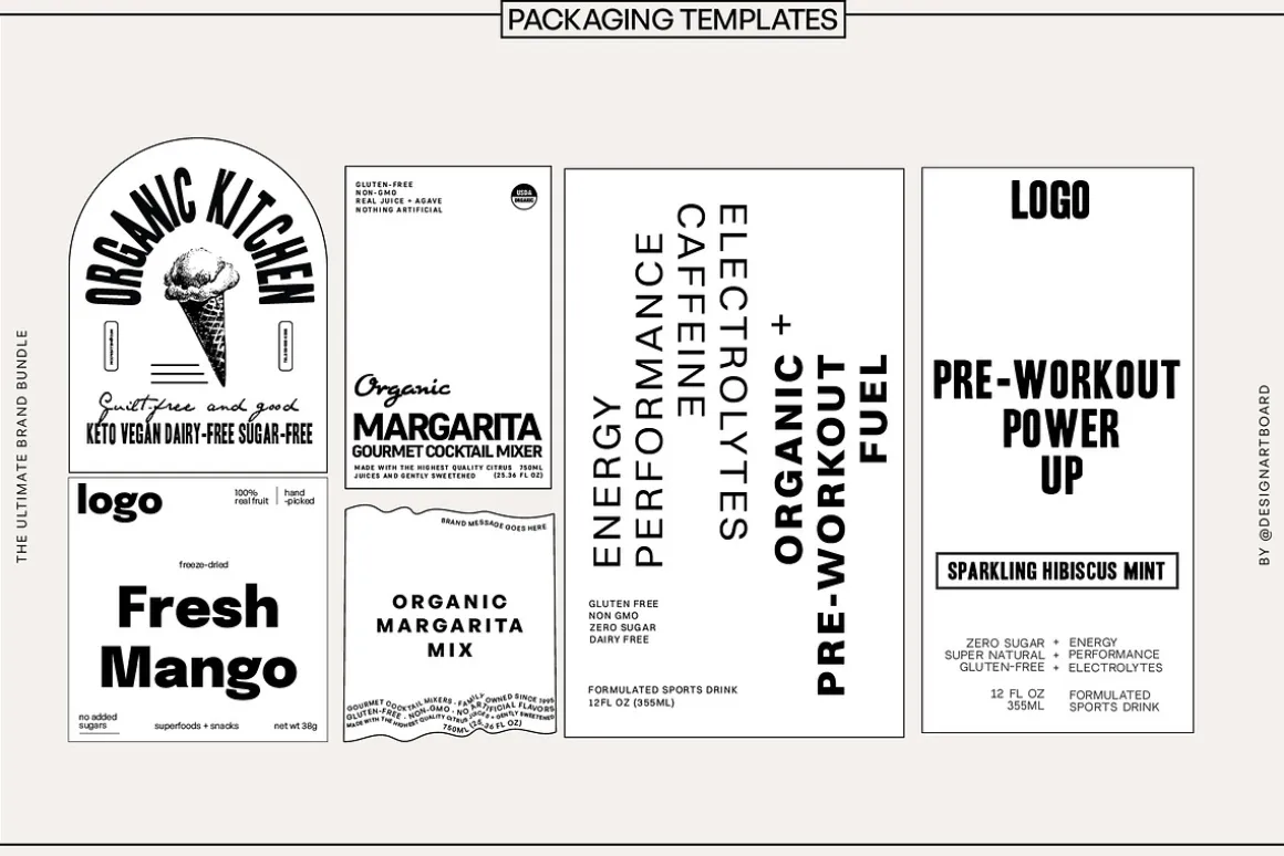 300+ Super Pack Brand Kit Vol 1-4