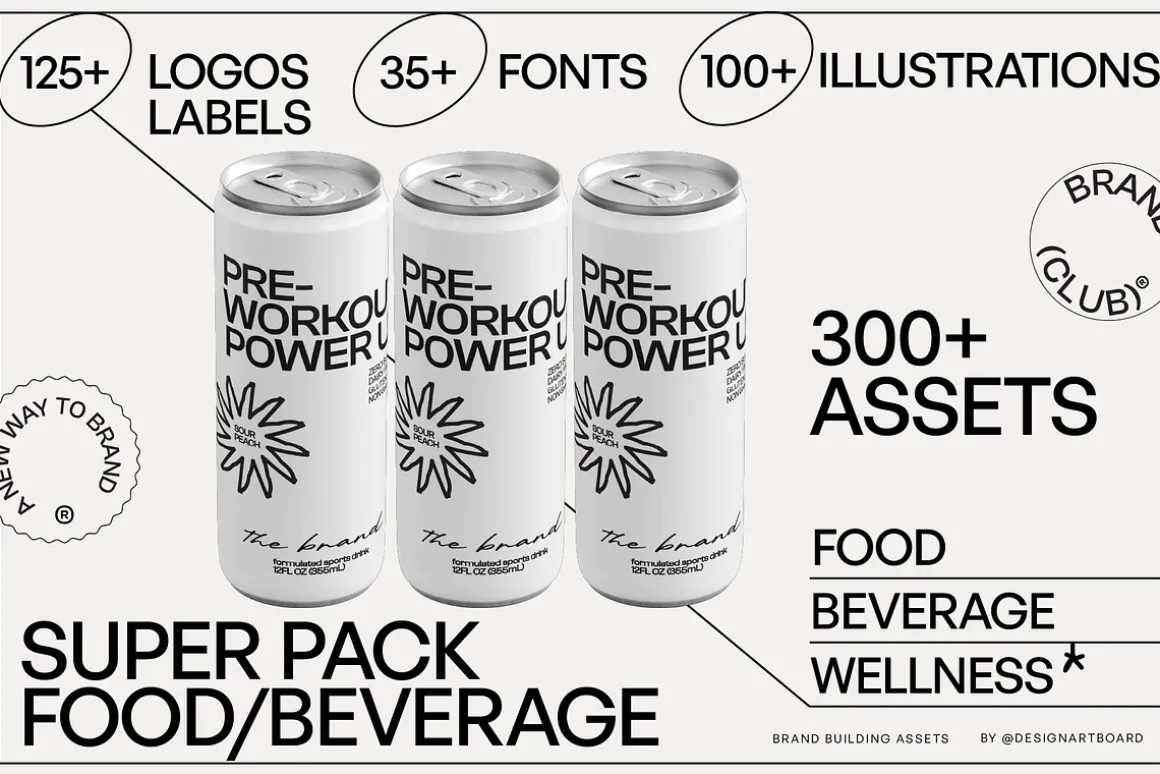 300+ Super Pack Brand Kit Vol 1-4