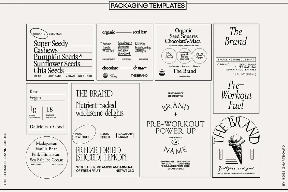 300+ Super Pack Brand Kit Vol 1-4