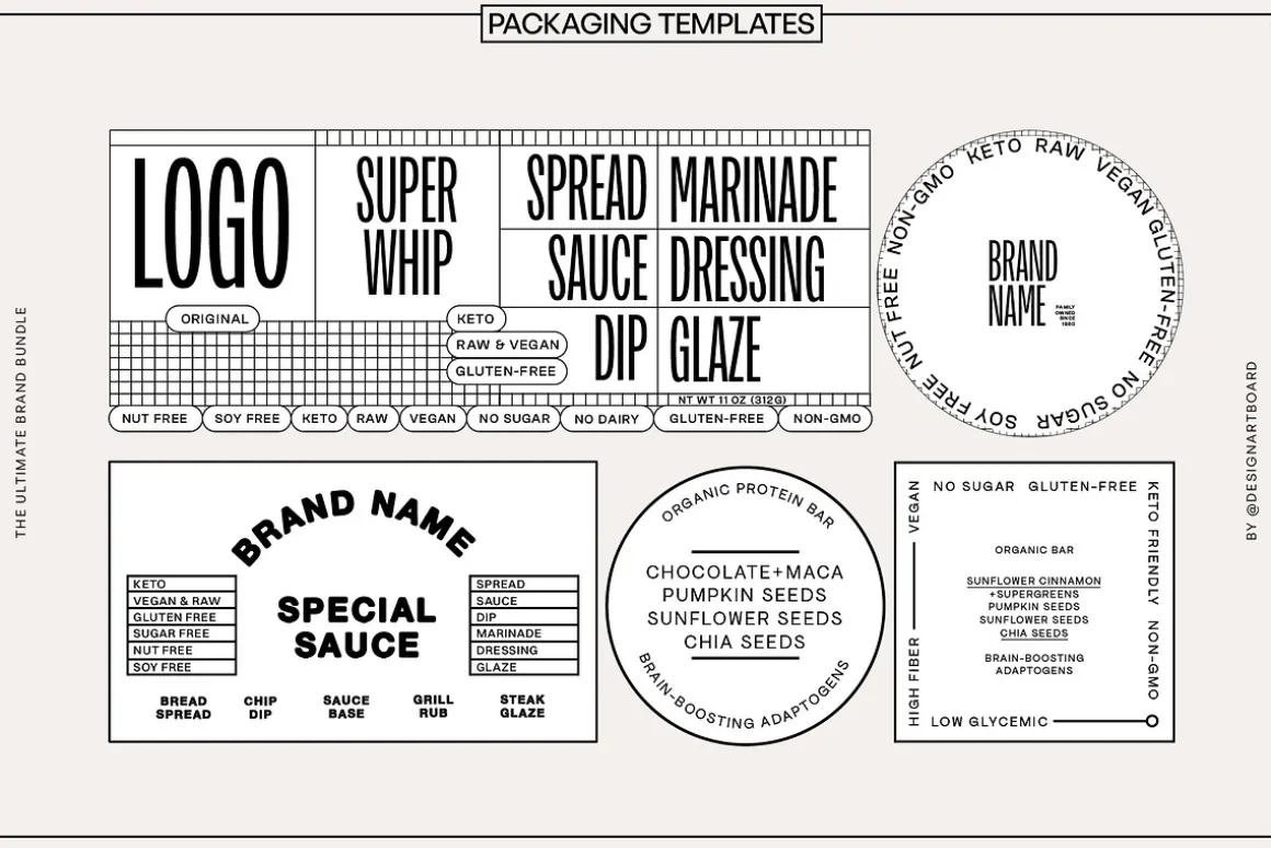 300+ Super Pack Brand Kit Vol 1-4