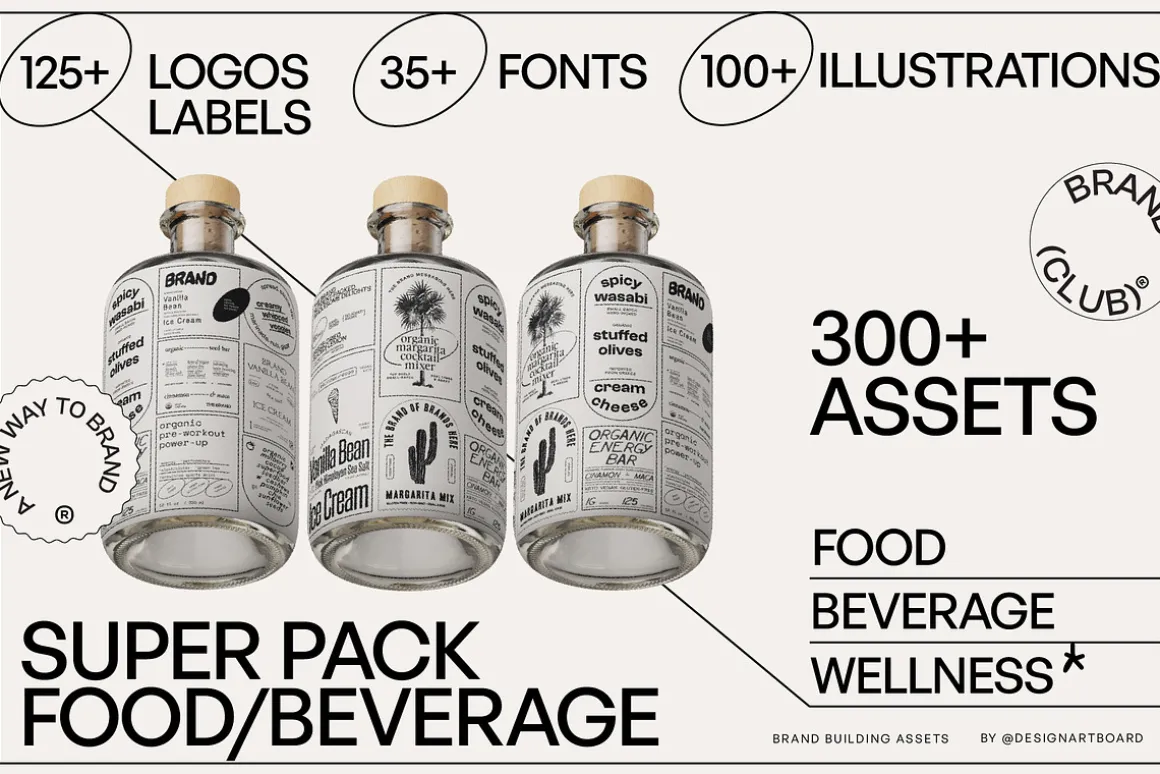 300+ Super Pack Brand Kit Vol 1-4