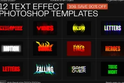 12 Text Effect Templates