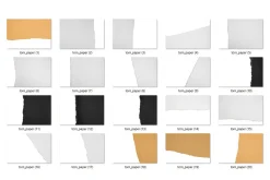 20 Torn Paper Overlay