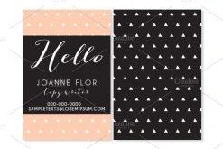 6 Trendy Business Card Templates