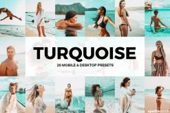 20 Turquoise Lightroom Presets LUTs