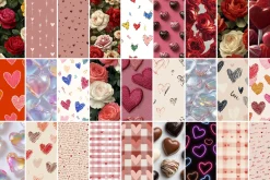 110 Valentines Day Seamless Patterns