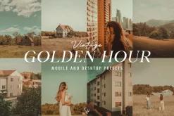 10 Vintage Golden Hour LR Presets