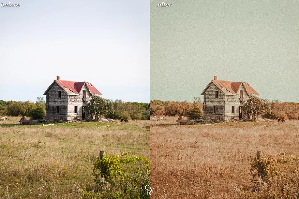10 Vintage Golden Hour LR Presets