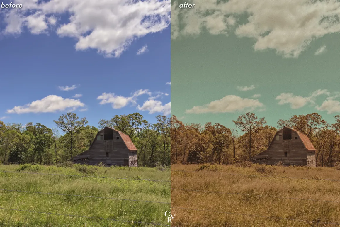 10 Vintage Golden Hour LR Presets