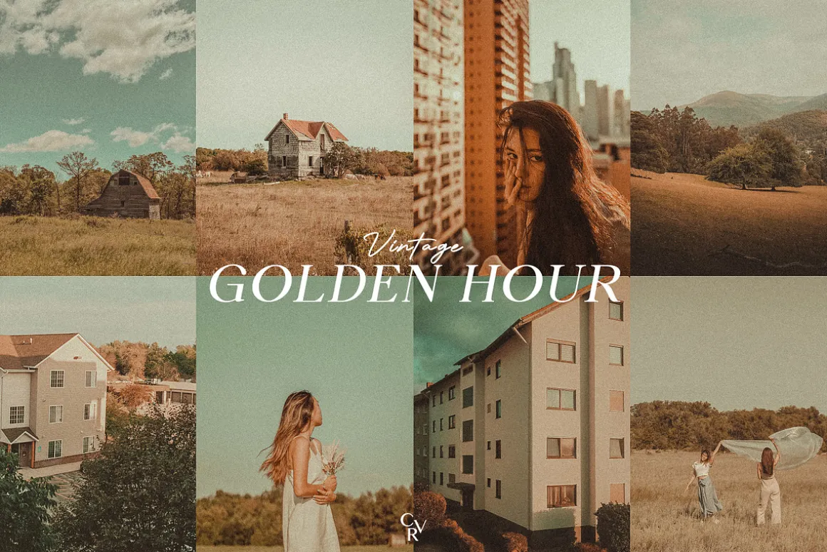 10 Vintage Golden Hour LR Presets