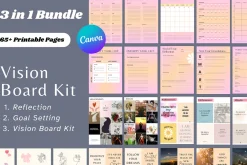 2025 Vision Board Kit Printable