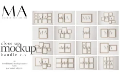 16 Wall Frame Mockups Bundle