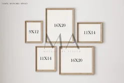 16 Wall Frame Mockups Bundle