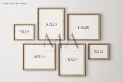 16 Wall Frame Mockups Bundle