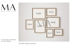 16 Wall Frame Mockups Bundle