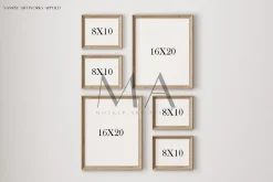 16 Wall Frame Mockups Bundle