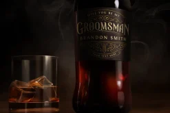 3 Wedding Gift Beer or Whiskey Logos