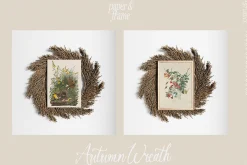 A LITTLE WINTER frame & paper mockup
