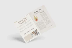 A4 Bifold Brochure Mockup