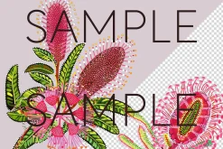 Aboriginal Style Flower Clipart PNG