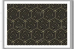 Abstract geometric pattern with