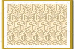 Abstract geometric pattern with