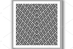 Abstract geometric pattern with