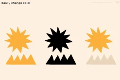 Abstract Shapes Vector Bundle