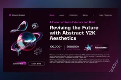 Abstract Y2K Vol 2 3D Illustration