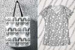 30 abstract black and white patterns