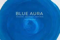 ABSTRACT BLUE AURA ART