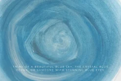 ABSTRACT BLUE AURA ART