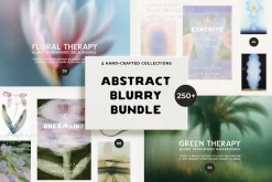 Abstract Blurry Botanical Bundle