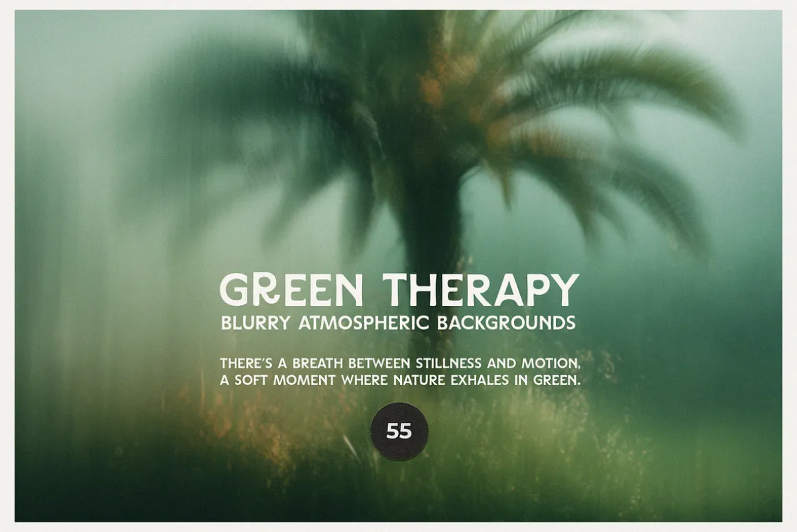 Abstract Blurry Botanical Bundle