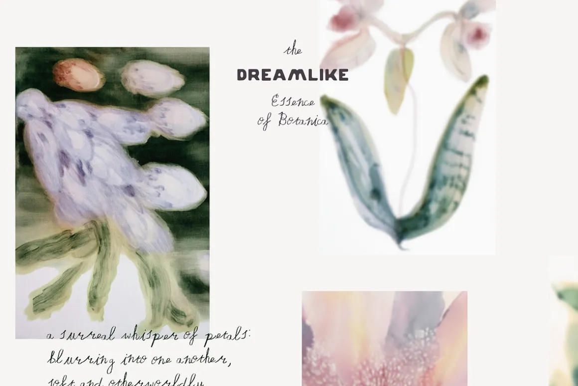 Abstract Blurry Botanical Bundle